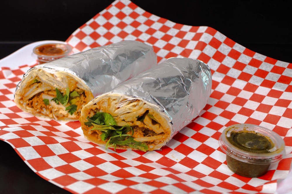 Chicken Naan Wrap