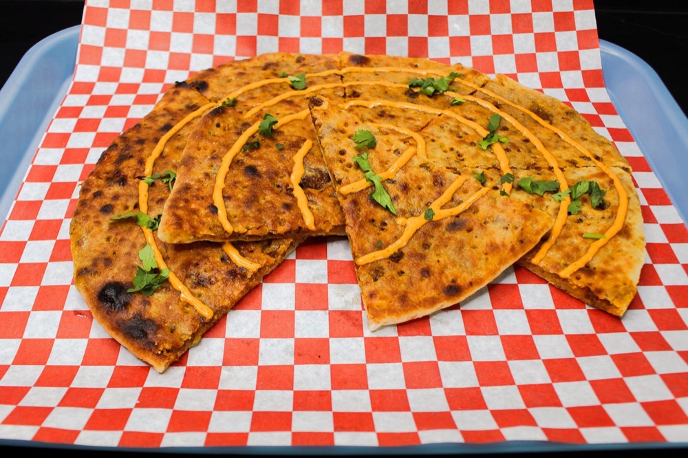 Stuffed Beef Naan
